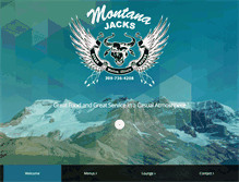 Tablet Screenshot of montanajackssteakhouse.com